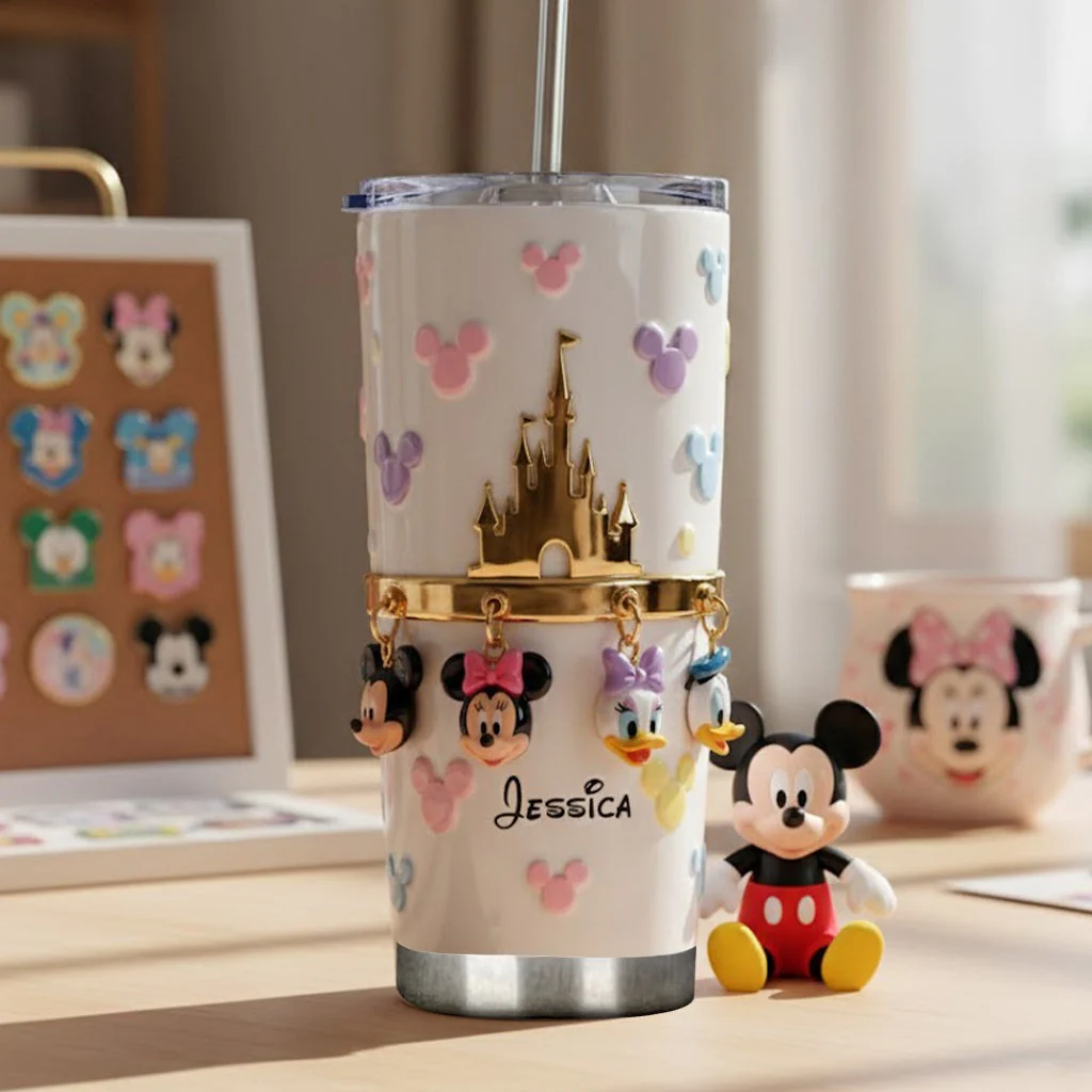 MkMo Magic Mouse Castle - Personalized Tumbler - Gift For Movie Fans NL122