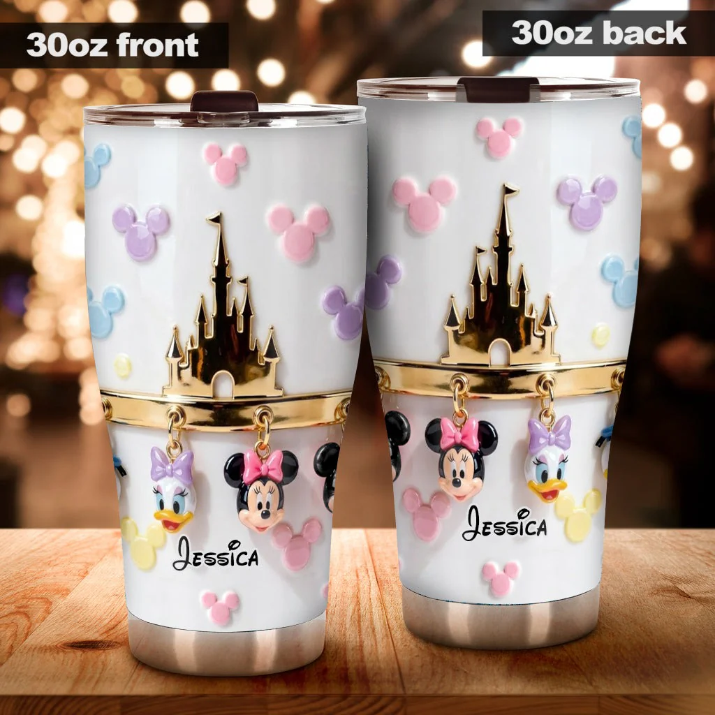 MkMo Magic Mouse Castle - Personalized Tumbler - Gift For Movie Fans NL122 - Image 3