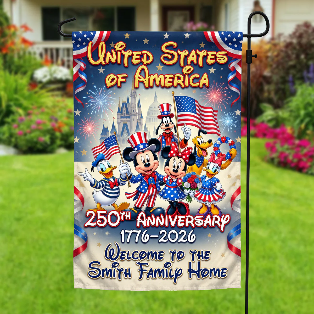 MkMo Magic Mouse Celebrate 250 Years Of America Freedom - Gift For Family, Patriots