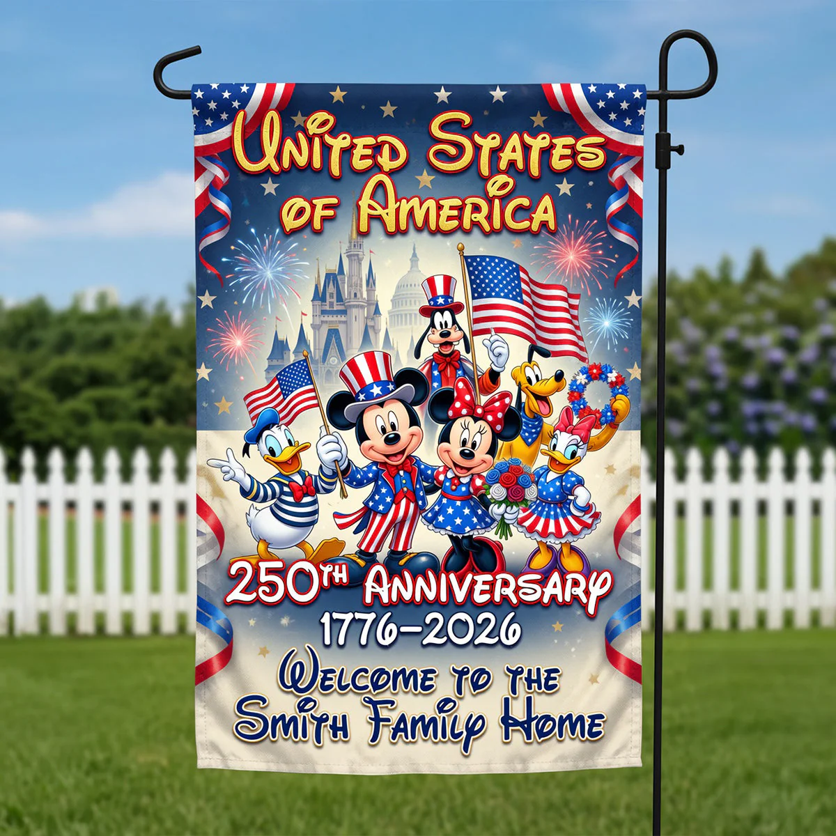 MkMo Magic Mouse Celebrate 250 Years Of America Freedom - Gift For Family, Patriots - Image 2
