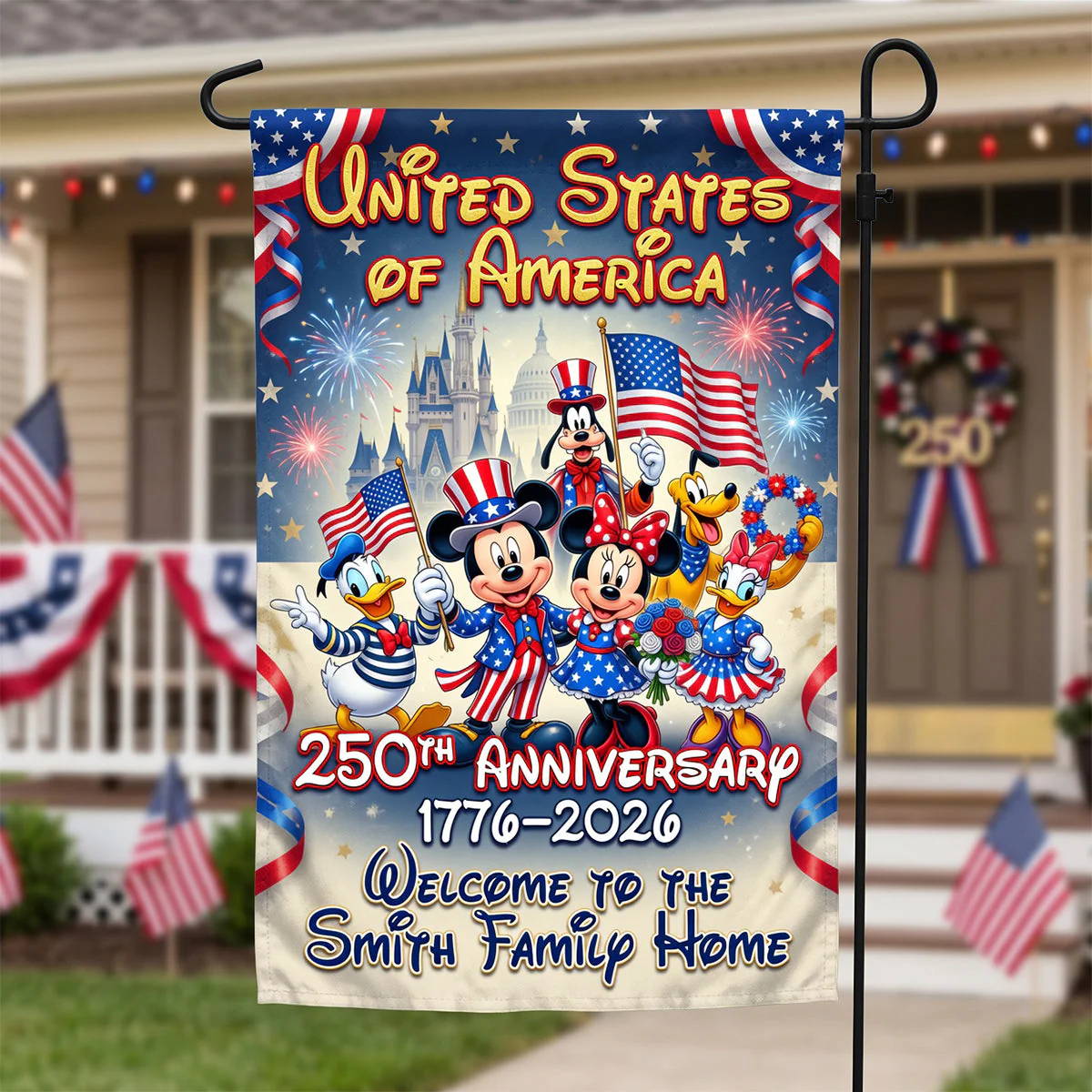 MkMo Magic Mouse Celebrate 250 Years Of America Freedom - Gift For Family, Patriots - Image 3