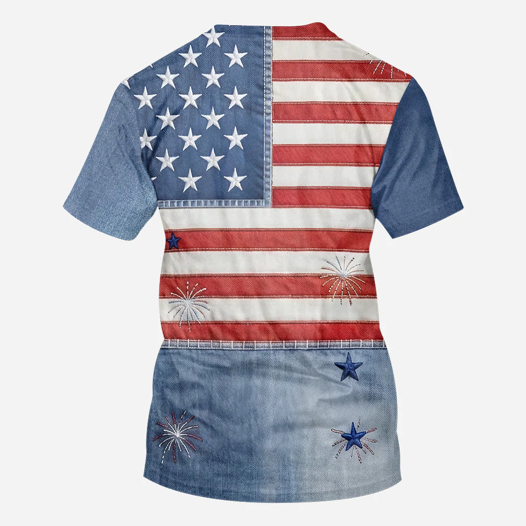 MkMo Magic Mouse Celebrate 250 Years Of America - Personalized All Over Shirt And Leggings - Gift For Movie Fans, Patriots - Image 10