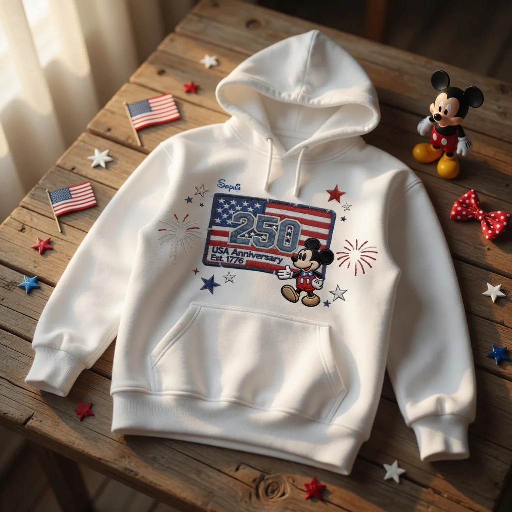 MkMo Magic Mouse Celebrate 250 Years Of America - Personalized All Over Shirt - Gift For Patriots HH01 - Image 2