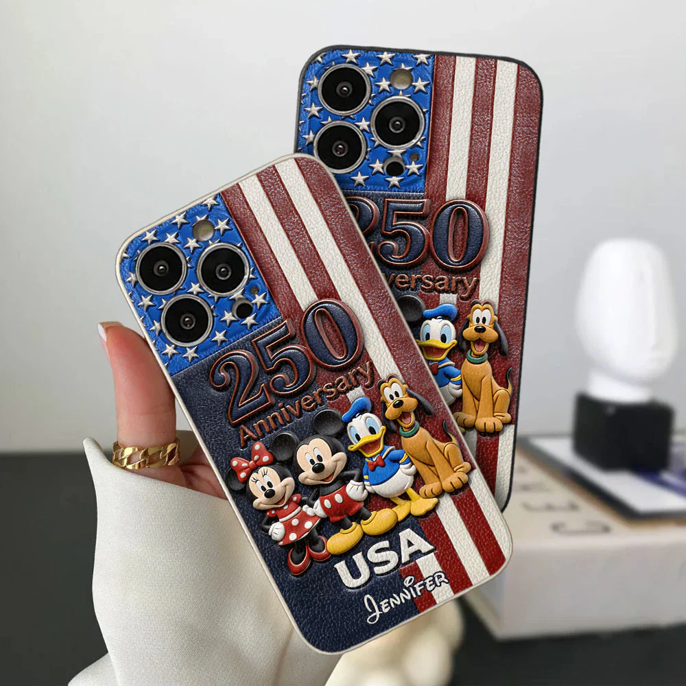 MkMo Magic Mouse Celebrate 250 Years Of America - Personalized Phone Case - Gift For Movie Fans, Patriots - Image 3