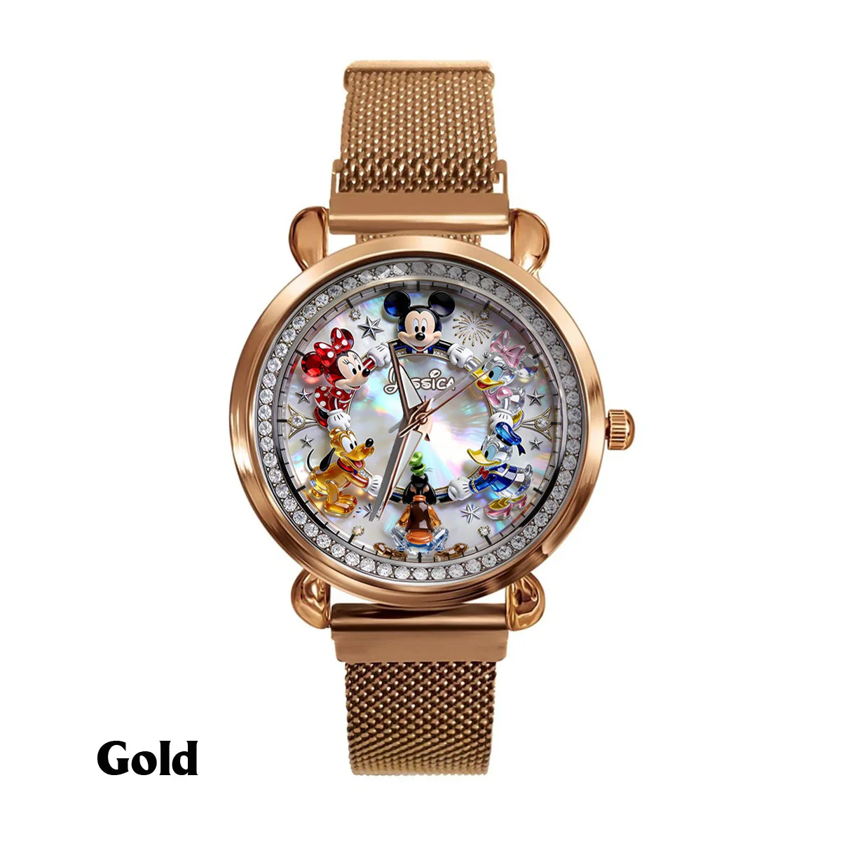 MkMo Magic Mouse Celebrate 250 Years Of Freedom - Personalized Women Hand Watch - Gift For Her, Patriots, Movie Fans - Image 7