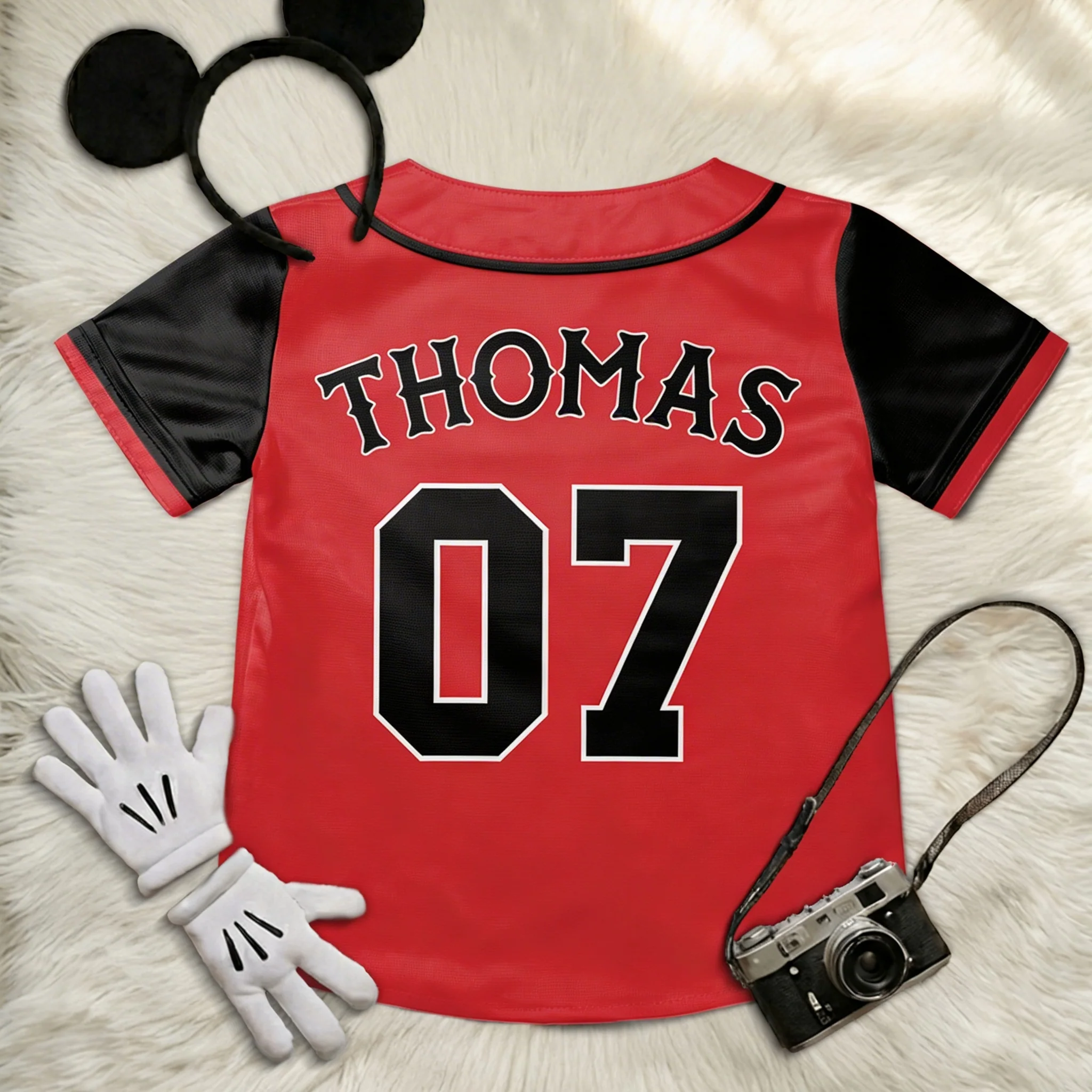 MkMo Magic Mouse Friends - Personalized Baseball Jersey For Kids, Youth, Adult - Gift For Kids, Movie Fans NL122 - Image 5