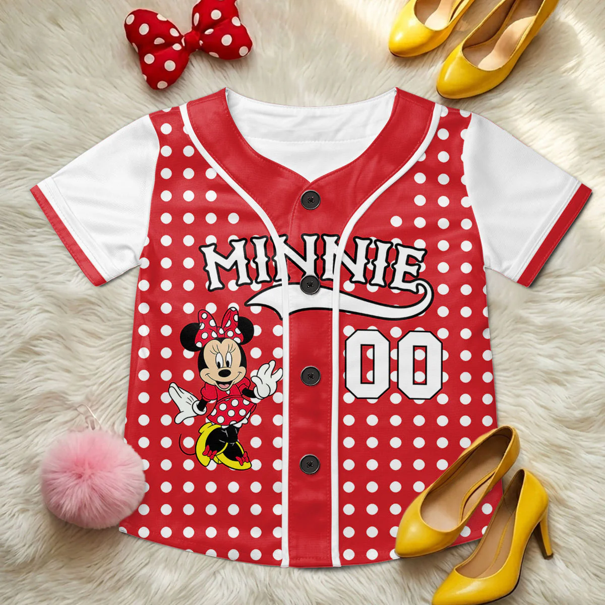 MkMo Magic Mouse Friends - Personalized Baseball Jersey For Kids, Youth, Adult - Gift For Kids, Movie Fans NL122 - Image 6