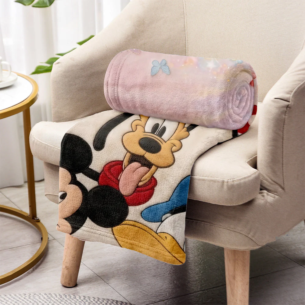 MkMo Magic Mouse Friends - Personalized Blanket - Gift For Movie Fans - Image 3