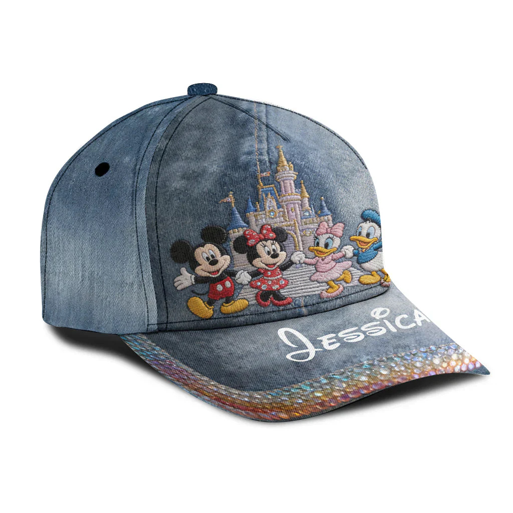 MkMo Magic Mouse Friends - Personalized Classic Cap - Gift For Movie Fans - Image 4