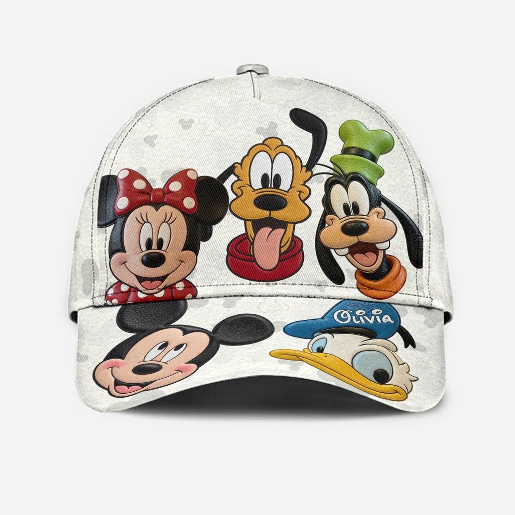 MkMo Magic Mouse Friends - Personalized Classic Cap - Gift For Movie Fans - Image 3