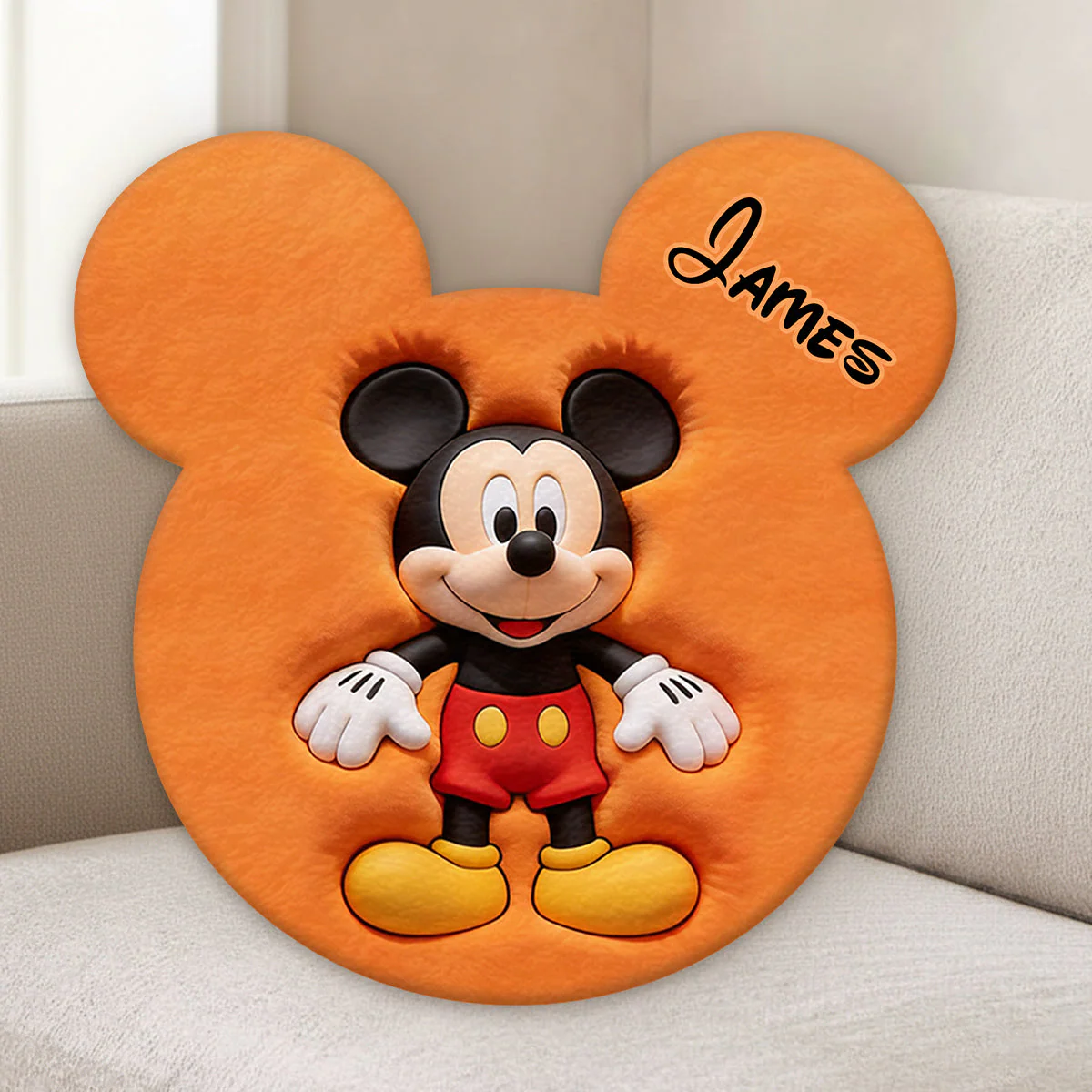 MkMo Magic Mouse Friends - Personalized Custom Shaped Pillow - Gift For Movie Fans - Image 2