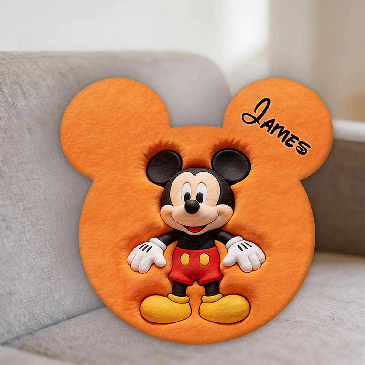 MkMo Magic Mouse Friends - Personalized Custom Shaped Pillow - Gift For Movie Fans - Image 4