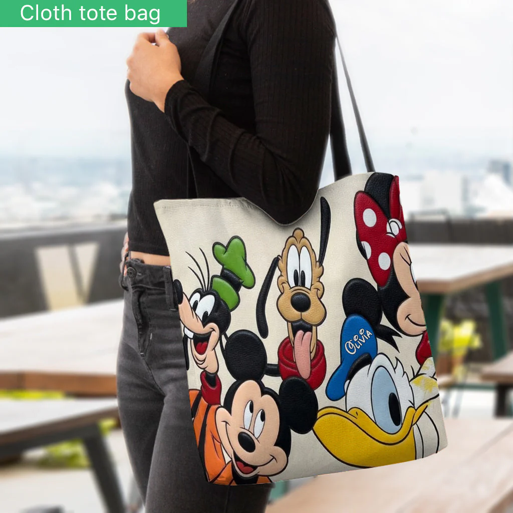 MkMo Magic Mouse Friends - Personalized Tote Bag - Gift For Movie Fans - Image 3