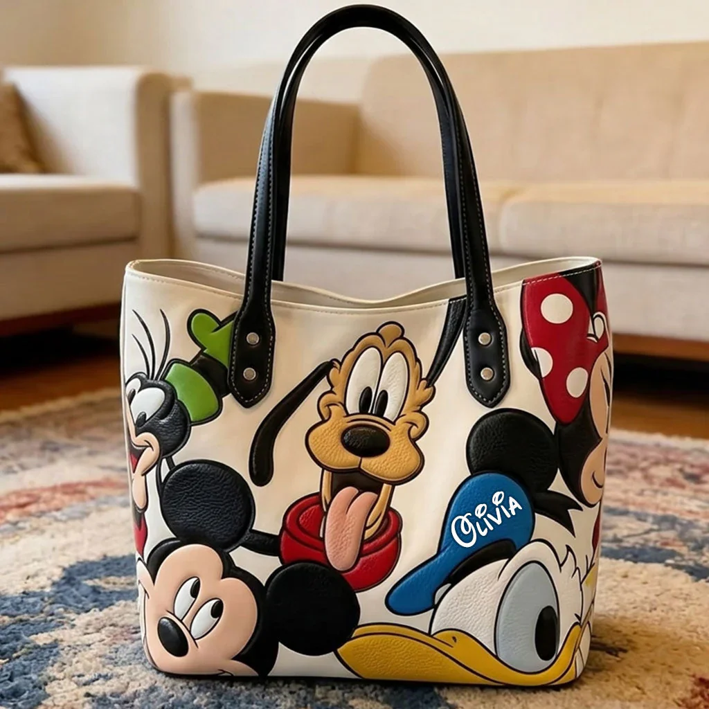 MkMo Magic Mouse Friends - Personalized Tote Bag - Gift For Movie Fans