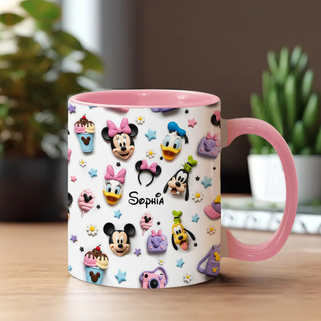 MkMo Magic Mouse Merry Christmas To All - Personalized Accent Mug - Christmas Gift NA94 - Image 2