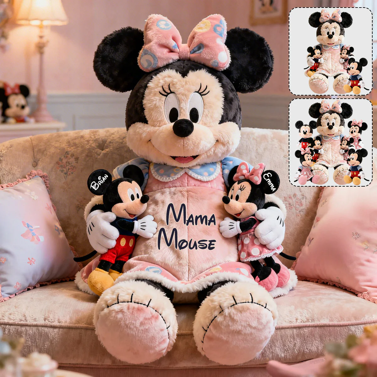 MkMo Magic Mouse Mom - Personalized Custom Shaped Pillow - Gift For Mom NL122