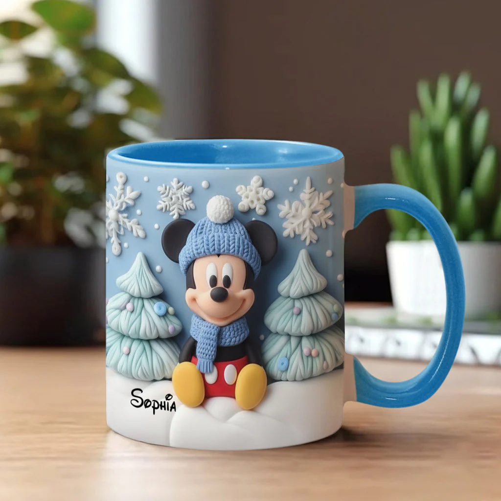 MkMo Magic Mouse - Personalized Accent Mug - Christmas Gift HH01 - Image 2