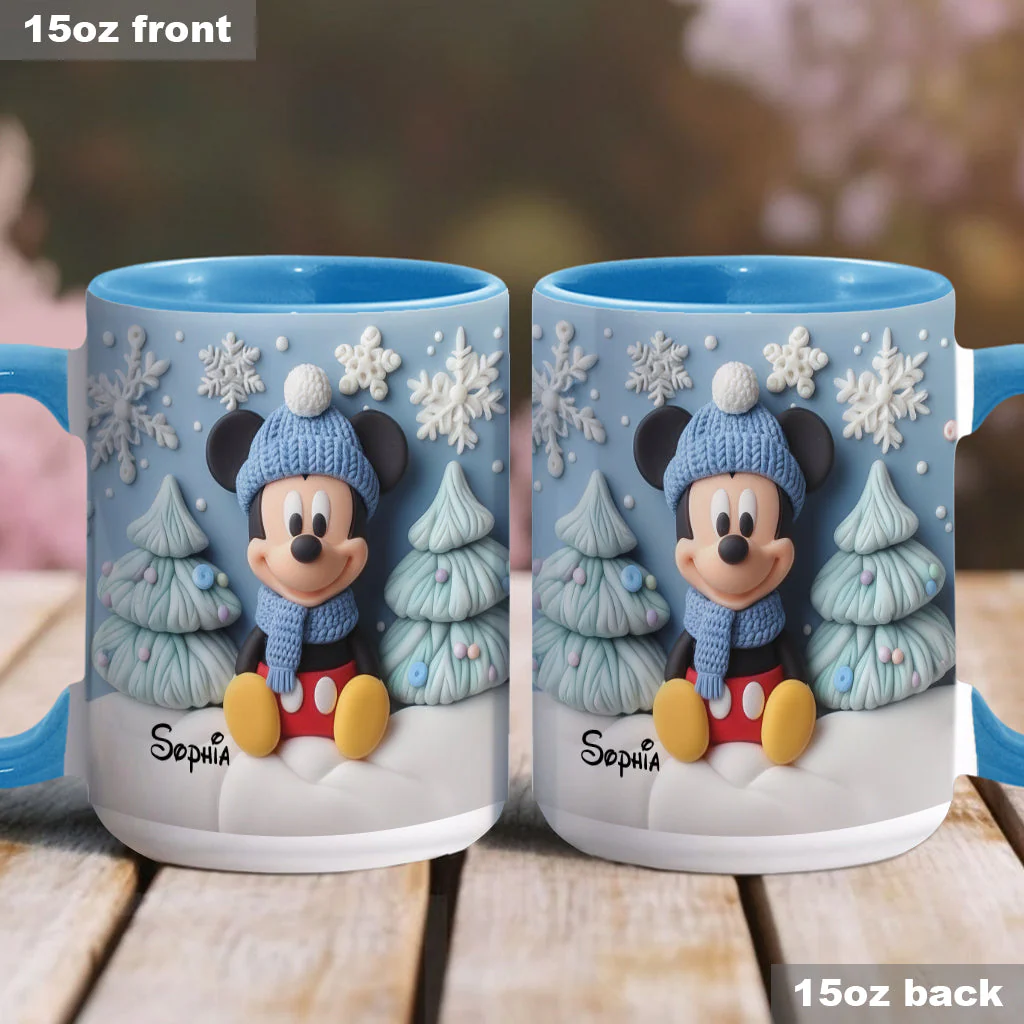 MkMo Magic Mouse - Personalized Accent Mug - Christmas Gift HH01 - Image 4
