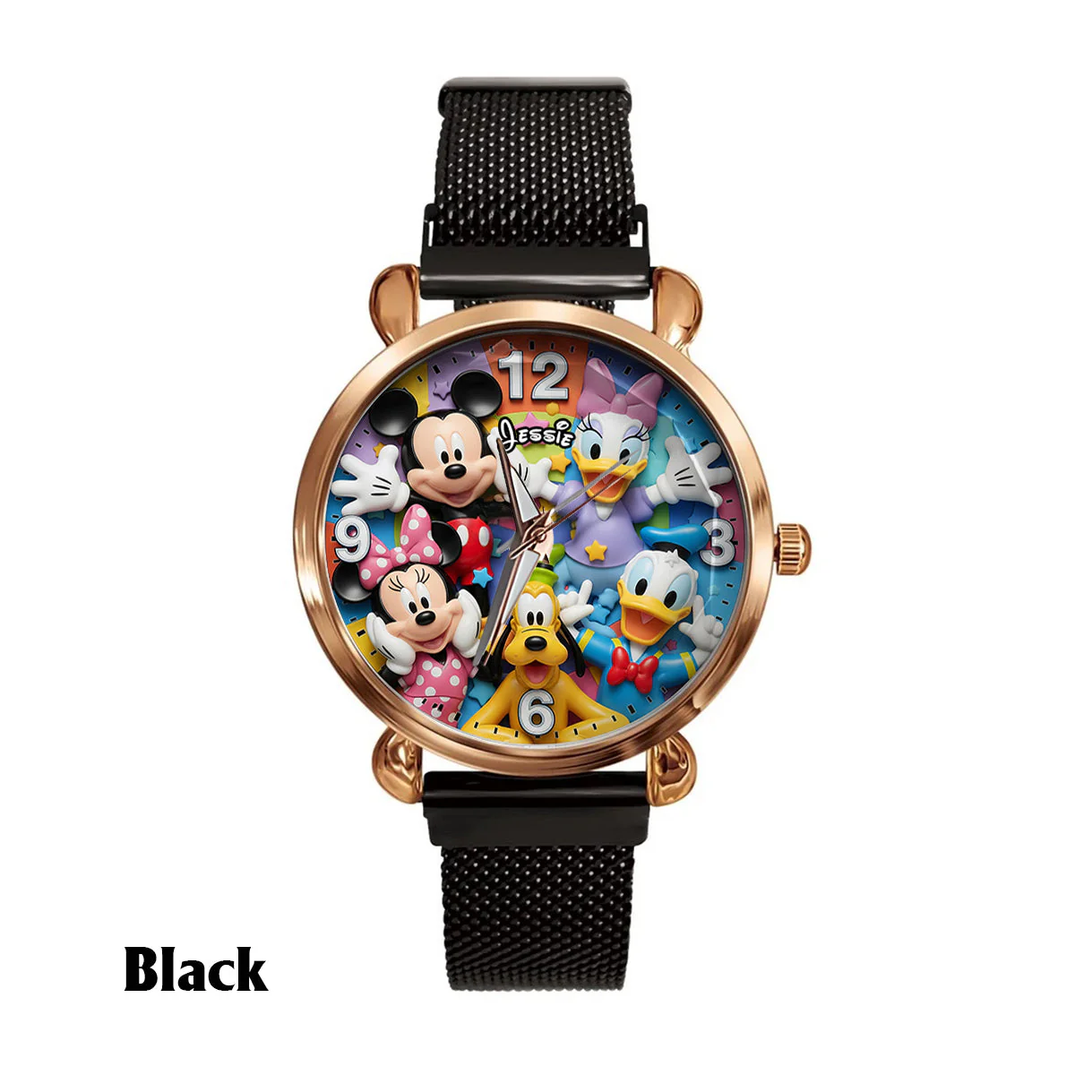 MkMo Magic Mouse With Friends - Personalized Women Hand Watch - Gift For Her, Movie Fans HH01 - Image 6