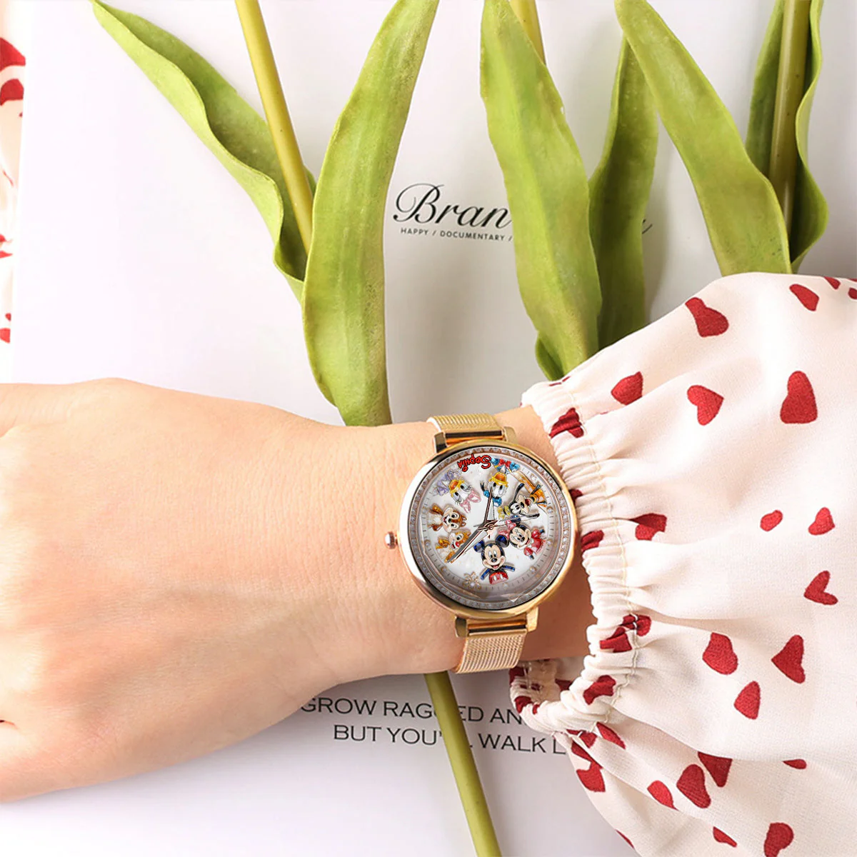 MkMo Magical Mouse And Friends - Personalized Woman Hand Watch - Gift For Movies Fan - Image 5