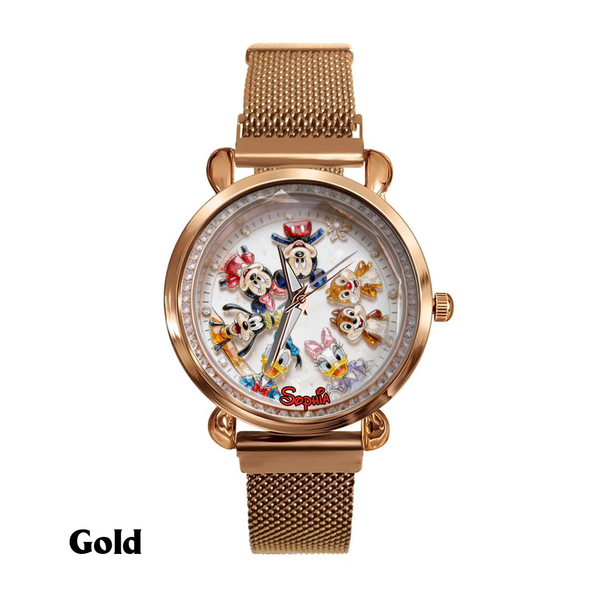 MkMo Magical Mouse And Friends - Personalized Woman Hand Watch - Gift For Movies Fan - Image 7
