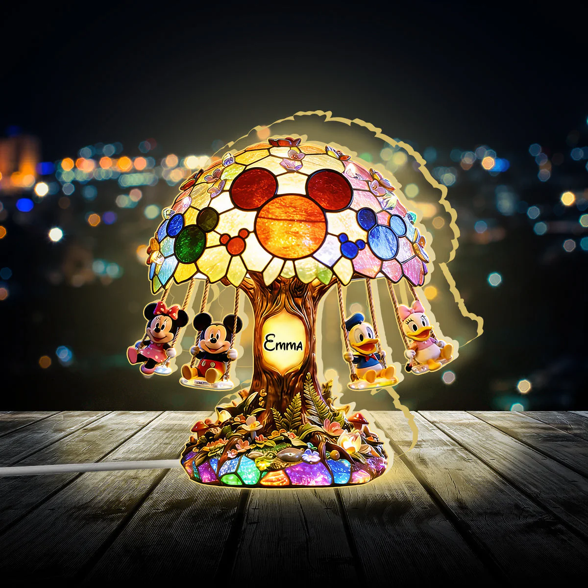 MkMo Magical Mouse And Funny Friends - Personalized Acrylic Light Box - Gift For Movies Fan - Image 4