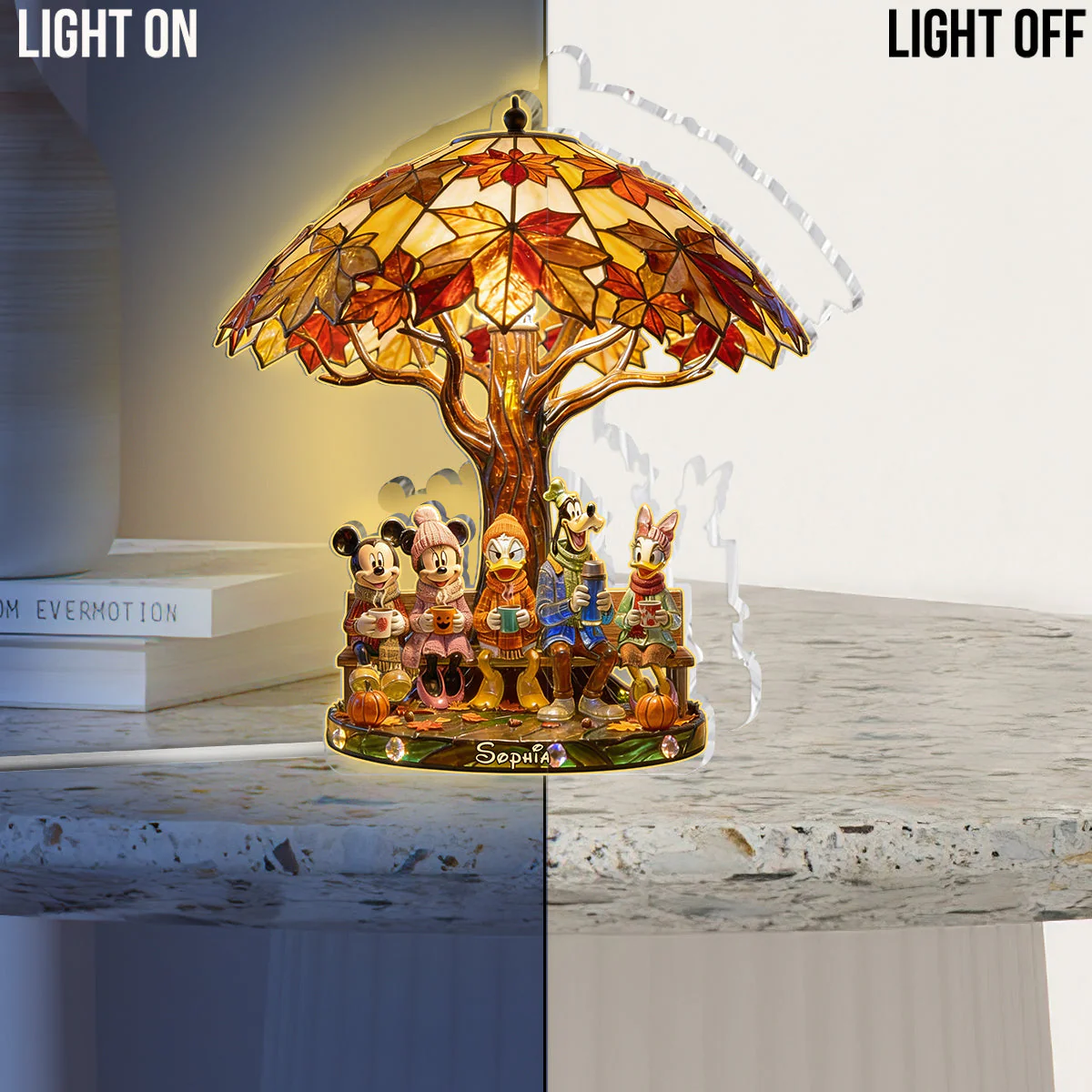 MkMo Magical Season - Personalized Acrylic Light Box - Gift For Movie Fans - Image 3