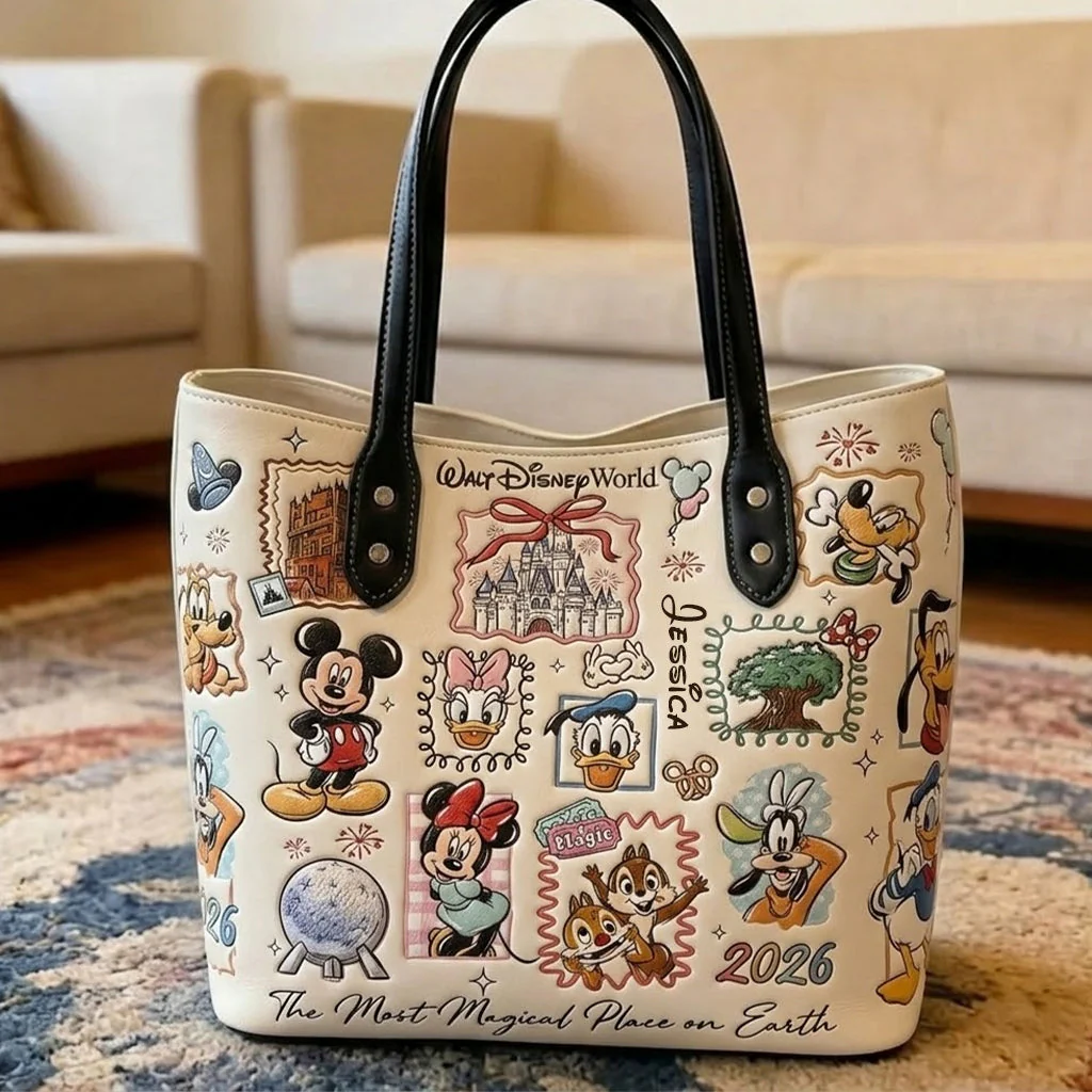 MkMo The Most Magical Place On Earth - Personalized Vintage Tote Bag - Gift For Movie Fans NL122