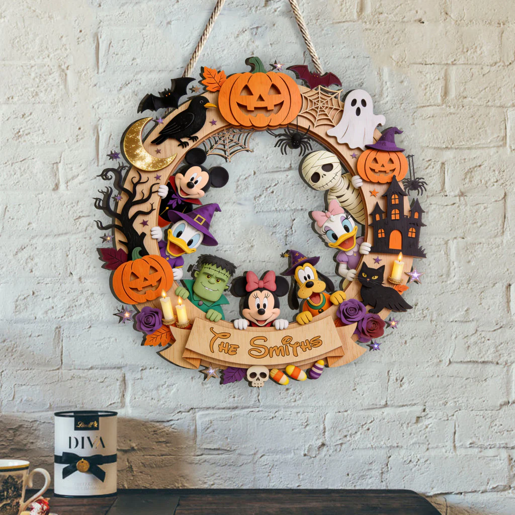 MkMo The Most Wonderful Time Of Years - Personalized Custom Shaped Wood Sign - Gift For Family, Movie Fans - Image 2