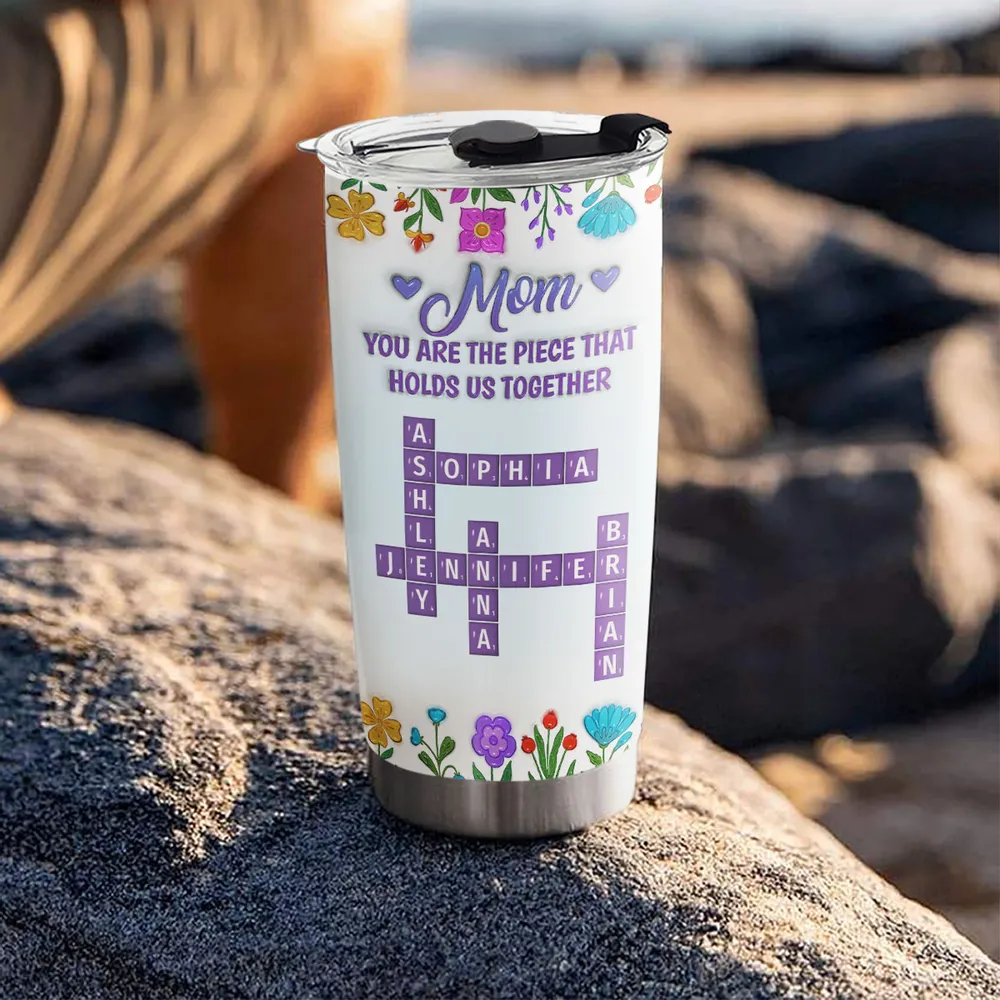 Mom Holds Us Together - Personalized Stainless Steel Tumbler - Gift For Mom, Mother's Day | HN02 - Image 2