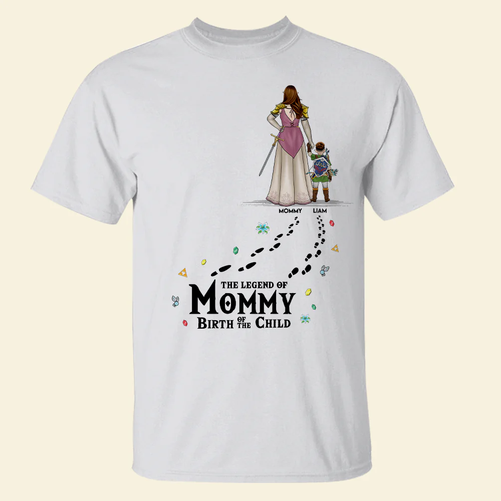 Mom & Son The Legend And The Legacy - Personalized T-shirt - Gift For Mom - Image 3