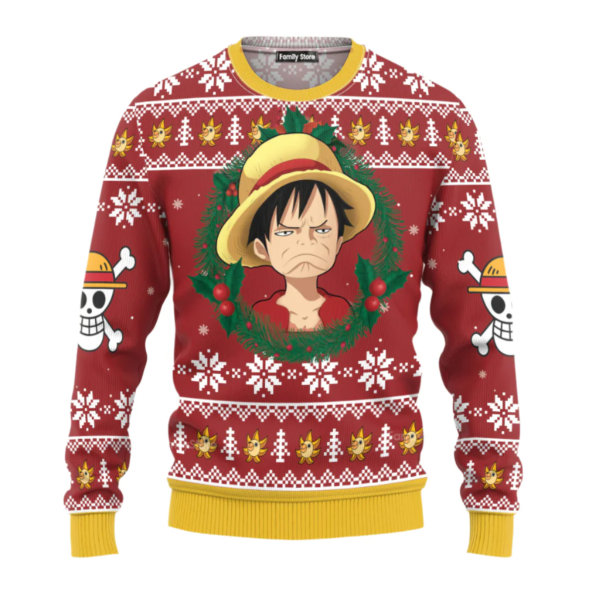 Monkey D. Luffy Xmas - Christmas Gift For Fans - Ugly Sweatshirt