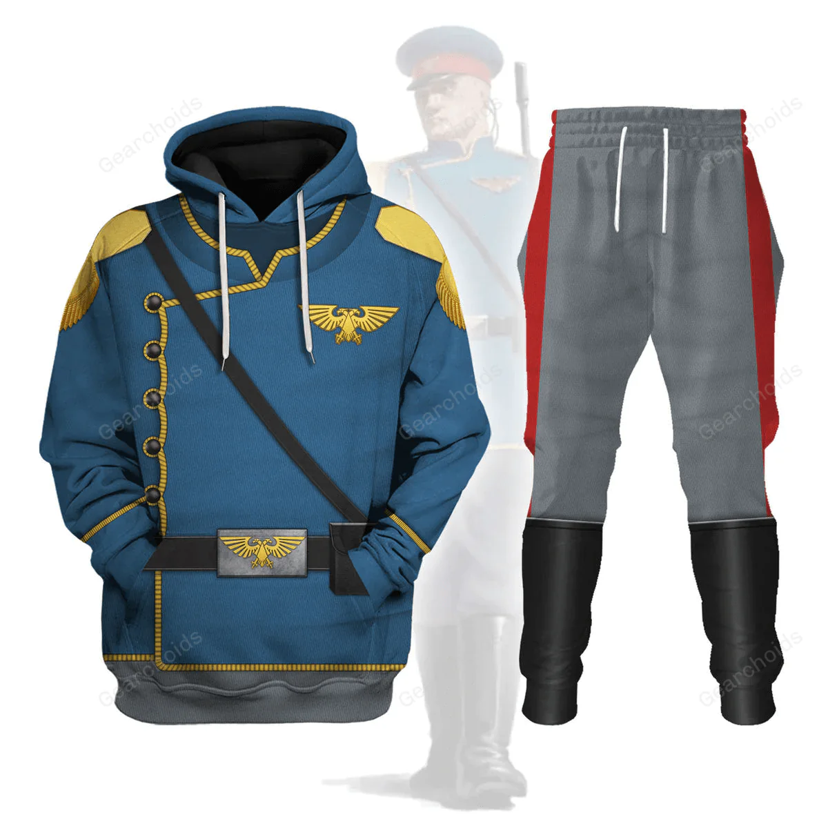 Mordian Unisex Tracksuit - Costume Cosplay Hoodie Sweatshirt Sweatpants Tshirt Hawaiian shirt CSWRH061
