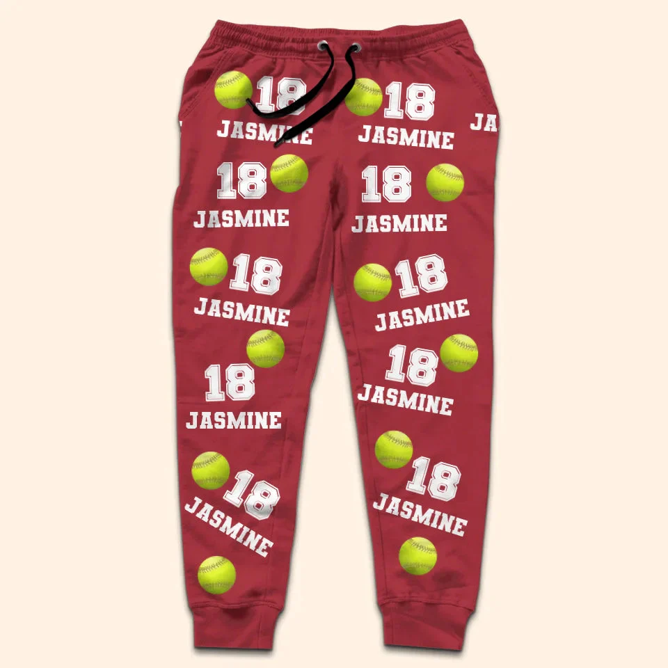 More Than Just A Gam - Personalized Pajama Pants - Gift For Baseball Lovers, Sport Lovers, Sport Players - NA94 - Image 2