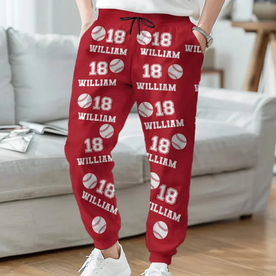 More Than Just A Gam - Personalized Pajama Pants - Gift For Baseball Lovers, Sport Lovers, Sport Players - NA94 - Image 3