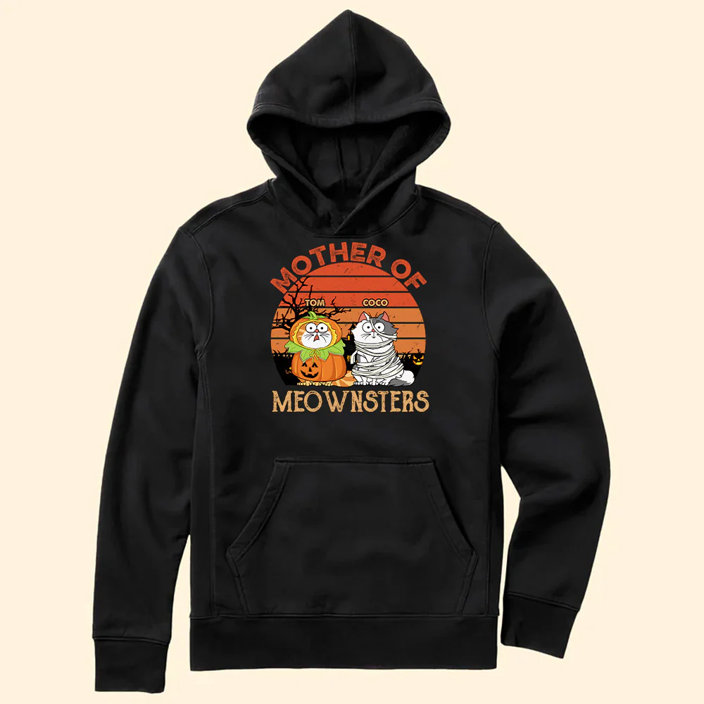 Mother Of Meownsters - Gift For Pet Lovers - Personalized Unisex Tshirt - CLP01 NH96 - Image 5