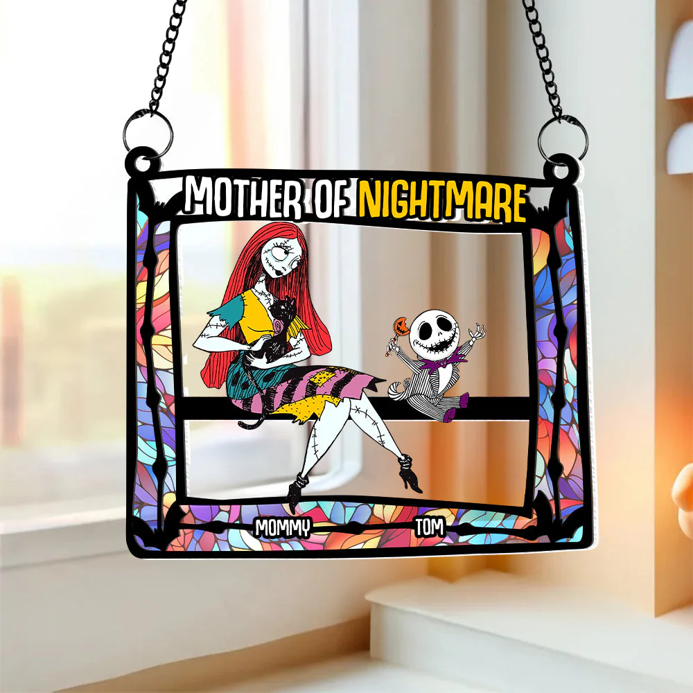 Mother Of Nightmares - Personalized Window Hanging Suncatcher - Gifts For Grandma, Mom NL122 - Image 2