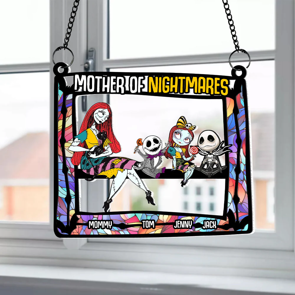 Mother Of Nightmares - Personalized Window Hanging Suncatcher - Gifts For Grandma, Mom NL122 - Image 3