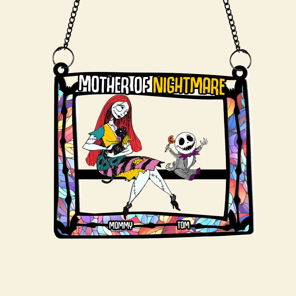 Mother Of Nightmares - Personalized Window Hanging Suncatcher - Gifts For Grandma, Mom NL122 - Image 4