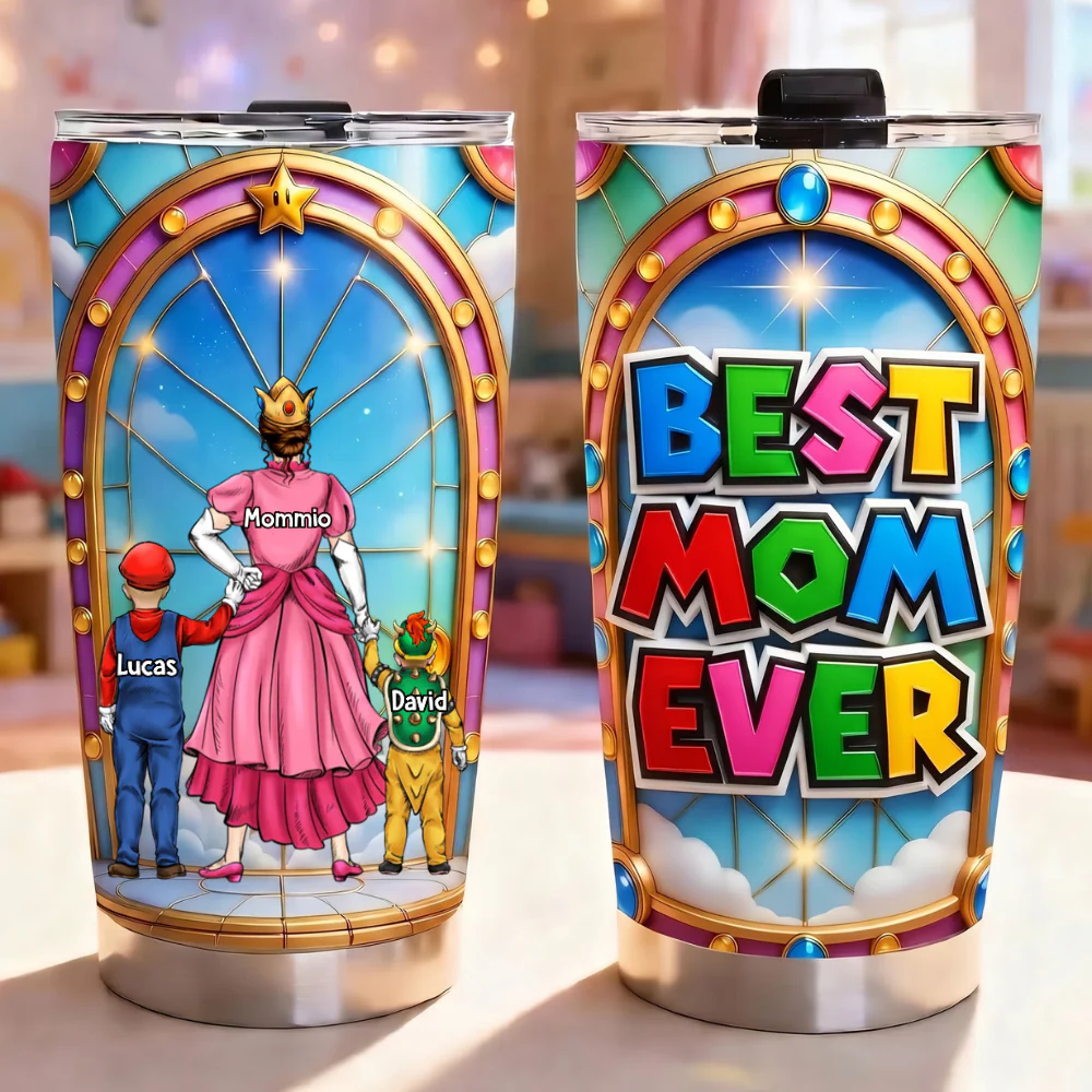 Mrio Best Mom Ever - Personalized Tumbler - Gift For Mom