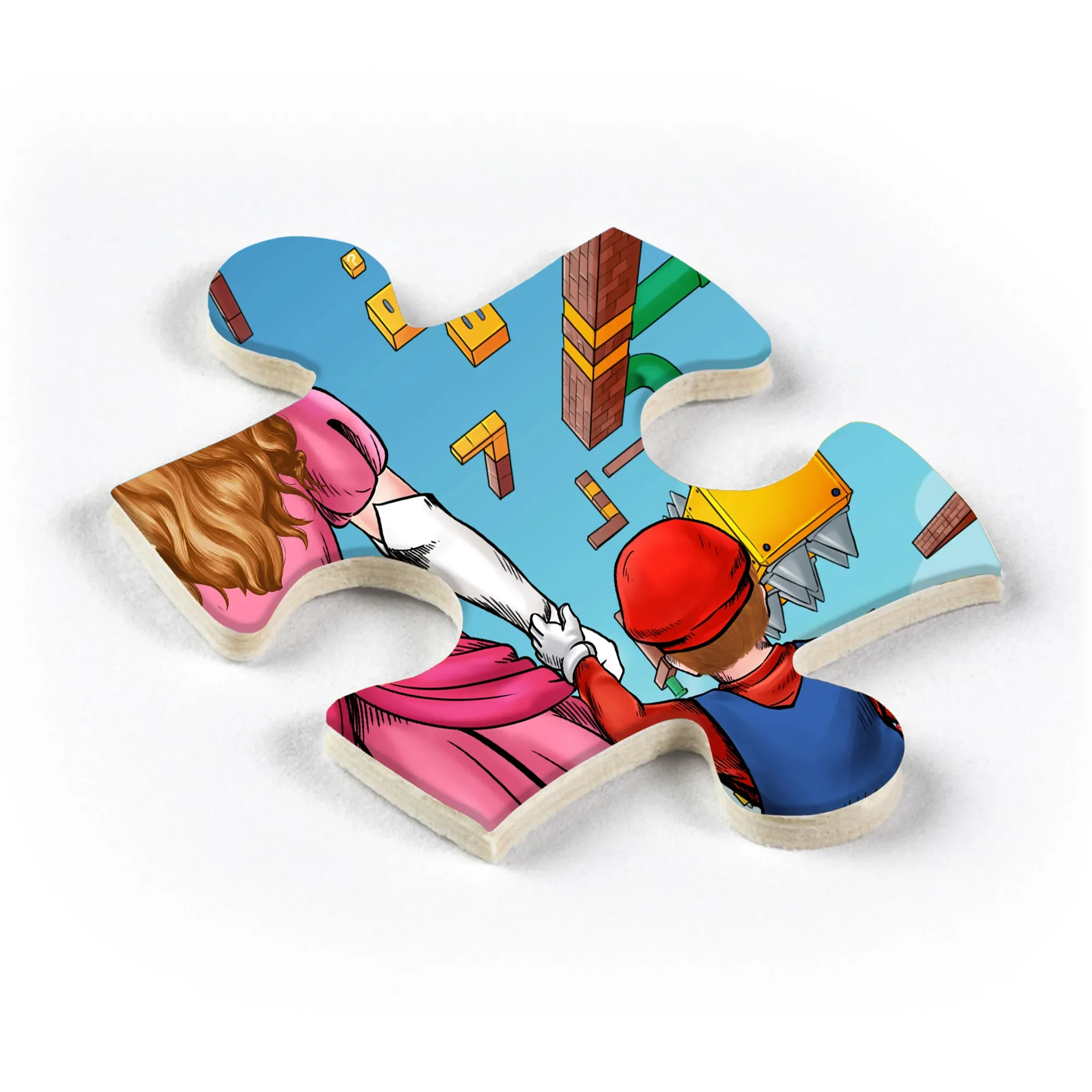 Mrio Super Mommio Gaming - Personalized Puzzle - Gift For Mom - Image 3