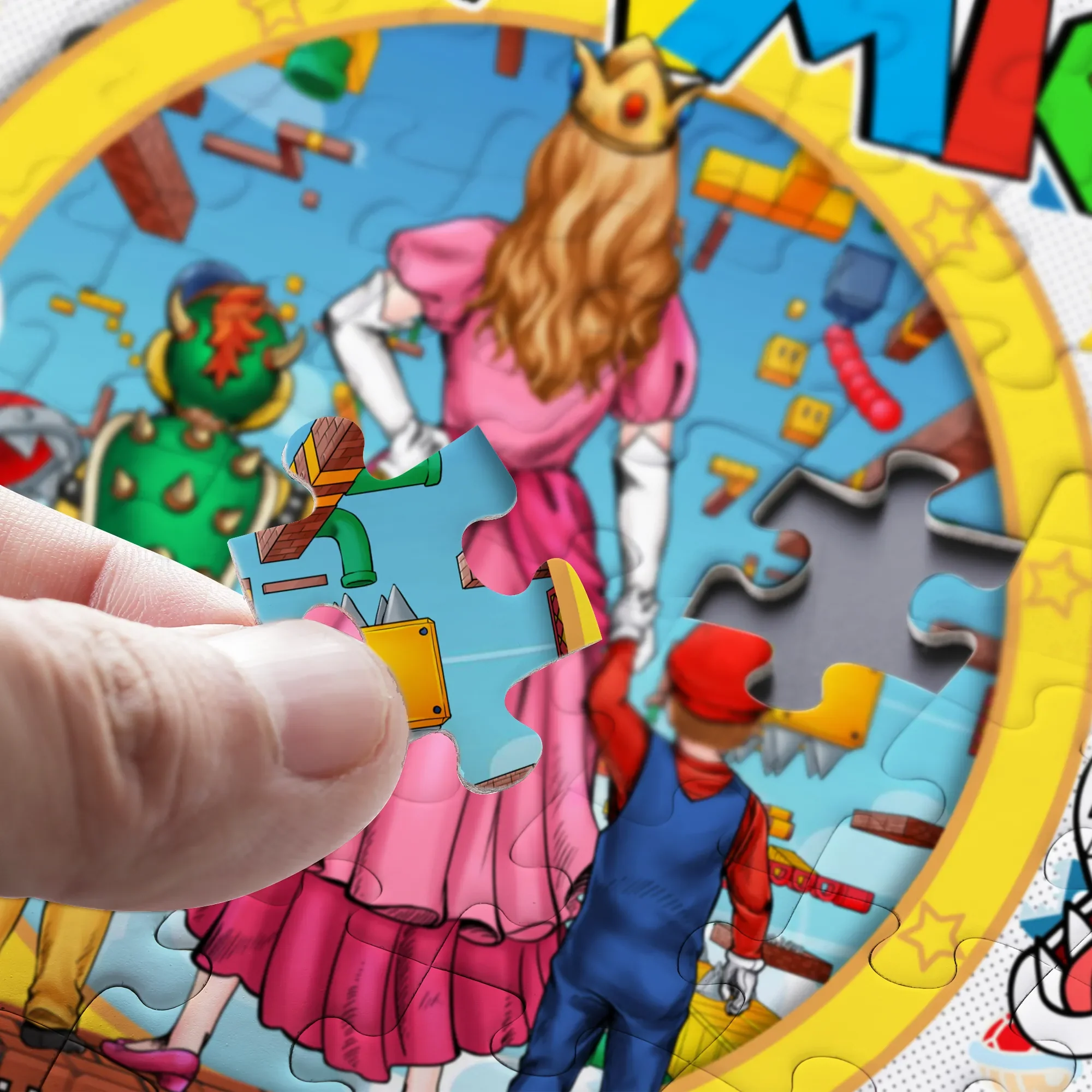 Mrio Super Mommio Gaming - Personalized Puzzle - Gift For Mom - Image 5