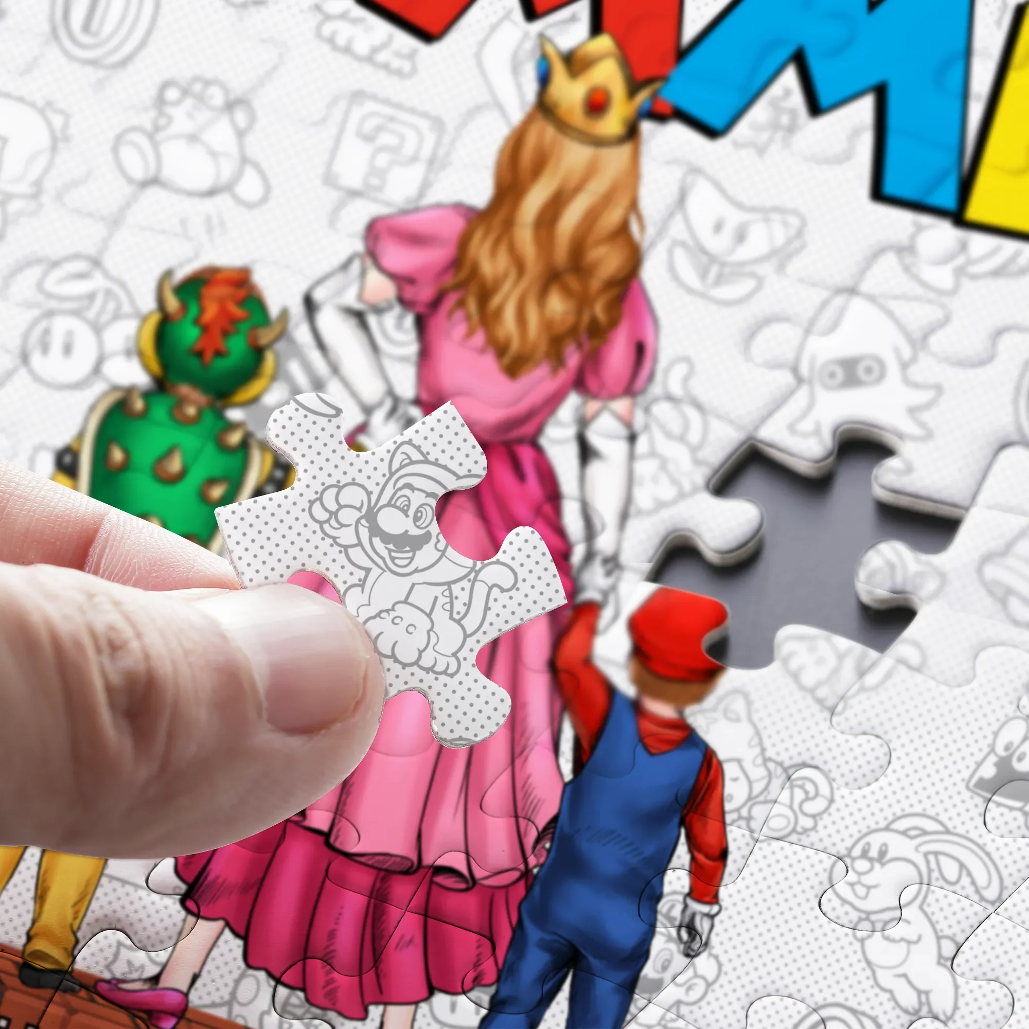 Mrio Super Mommio - Personalized Puzzle - Gift For Mom - Image 5