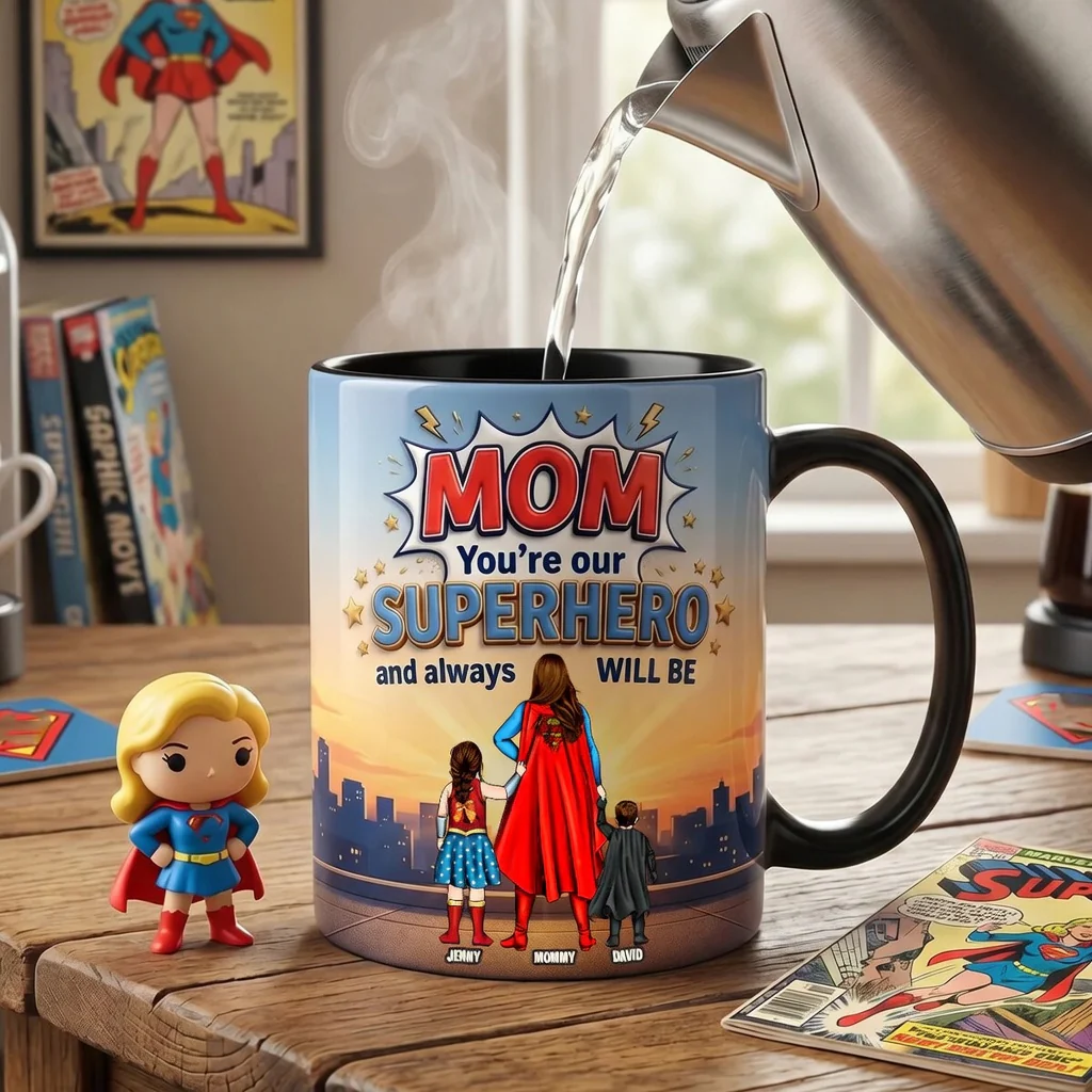 MRVL Fearless Guardian Mom Magic - Personalized Accent Mug - Gift For Mom - Image 2