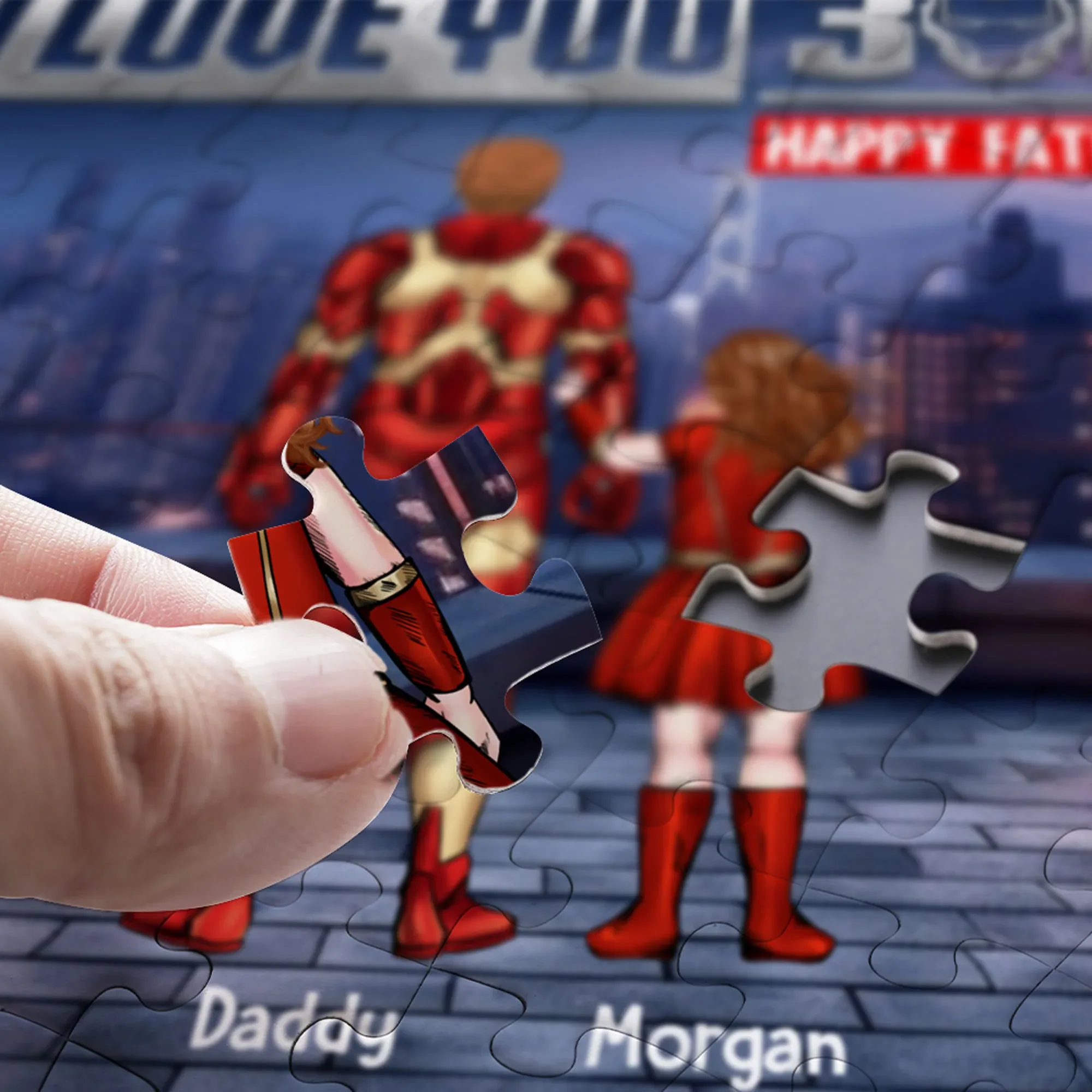 MRVL I Love You 3000 - Personalized Puzzle - Gift For Dad - Image 2