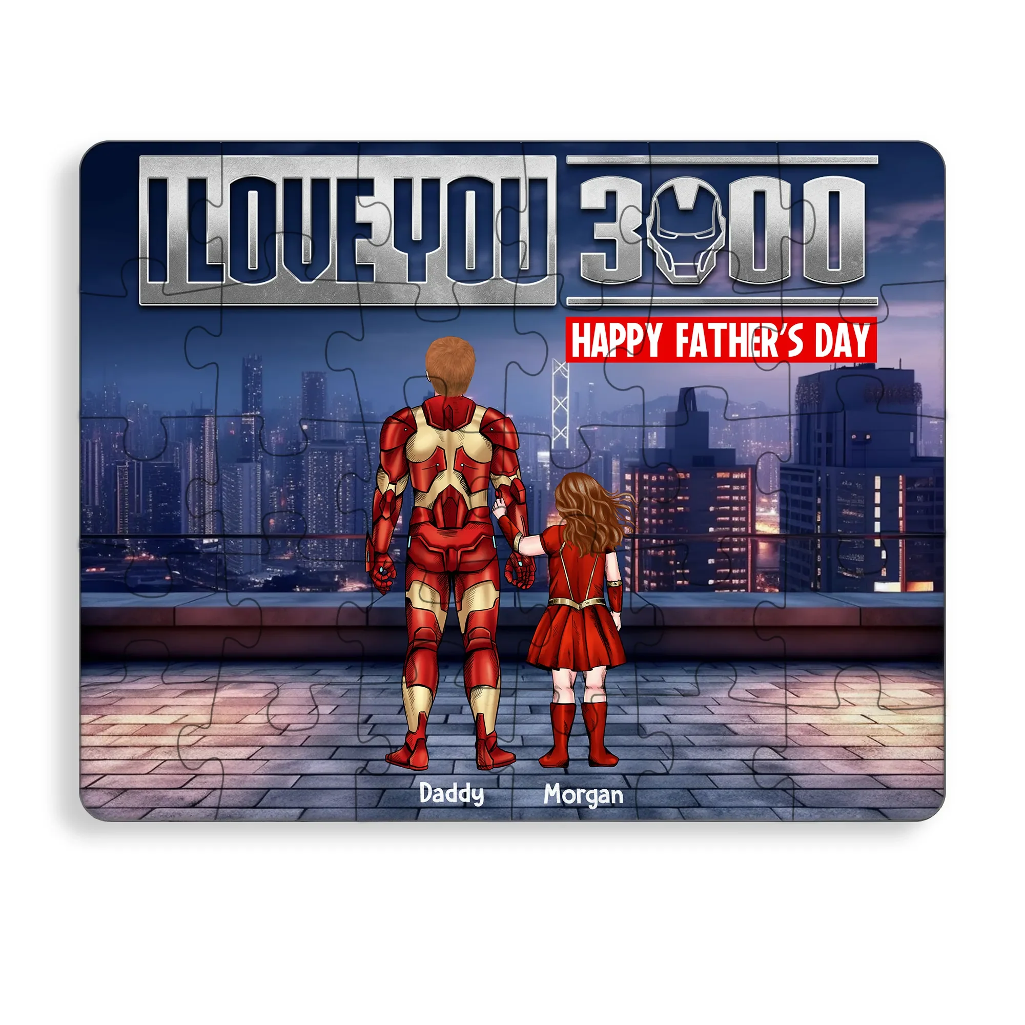 MRVL I Love You 3000 - Personalized Puzzle - Gift For Dad - Image 5