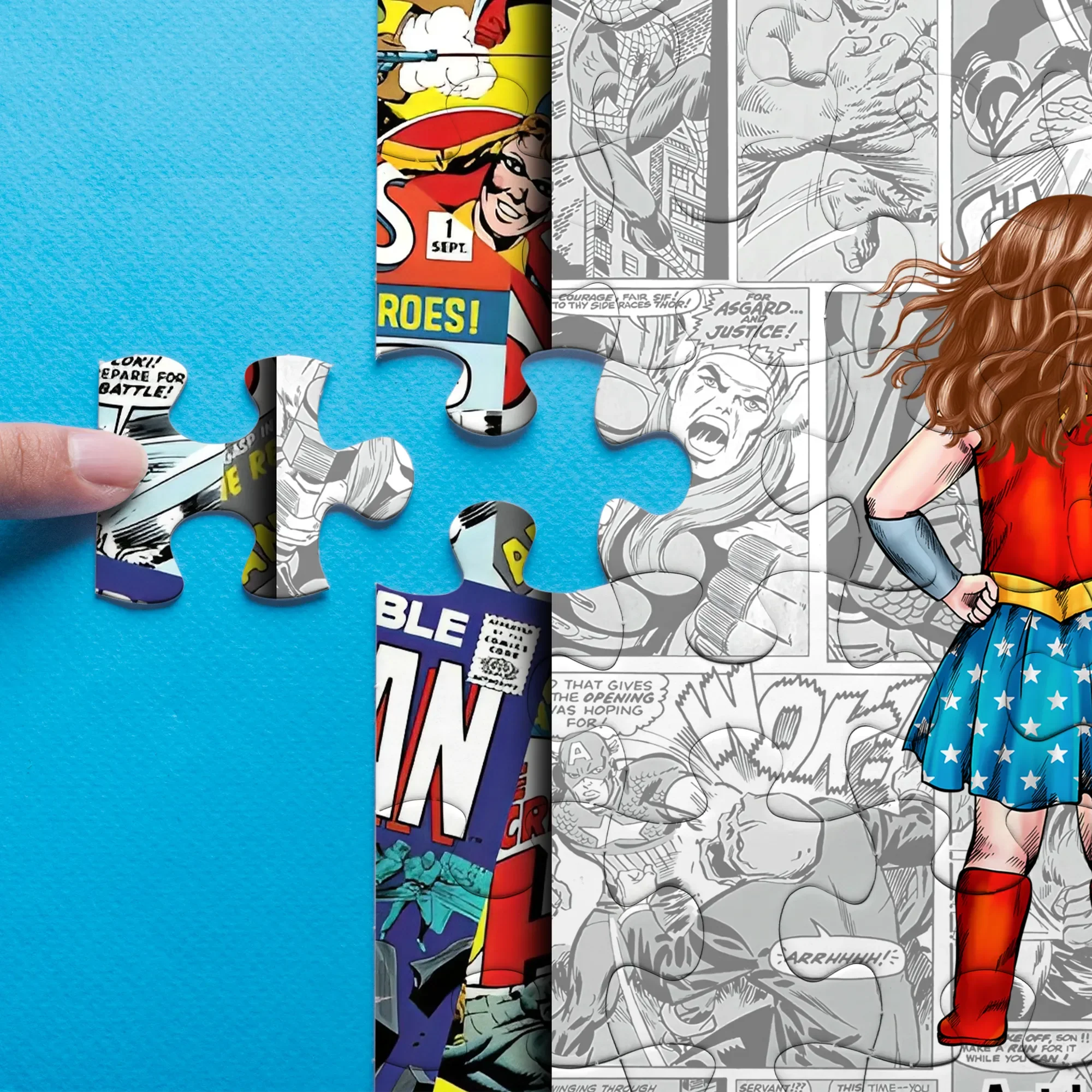 MRVL Super Dad - Personalized Puzzle - Gift For Dad - Image 6