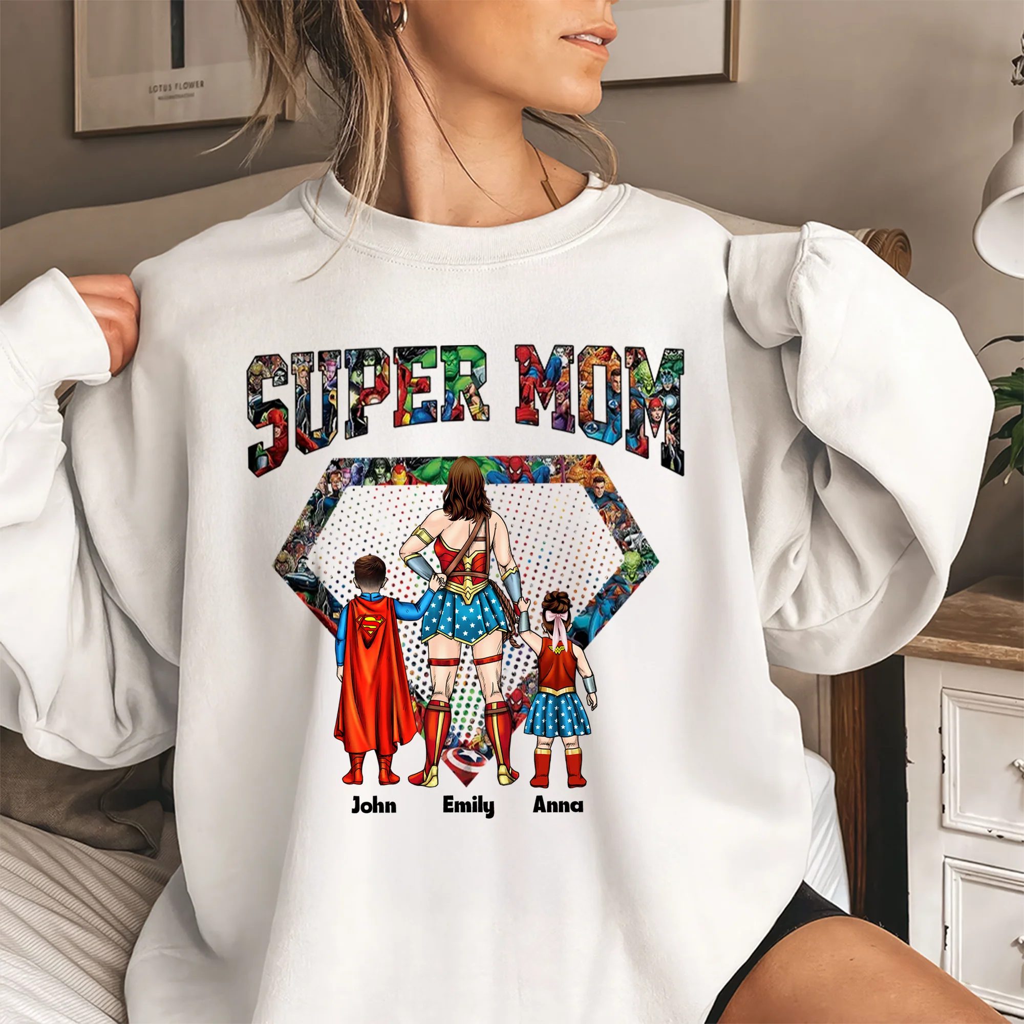 MRVL Super Mom - Personalized Shirt - Gift For Mom - Image 3