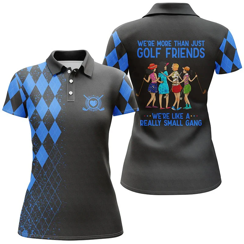 Multi-color We're More Than Just Golf Friends We're Small Gang Polo Shirts - Image 5