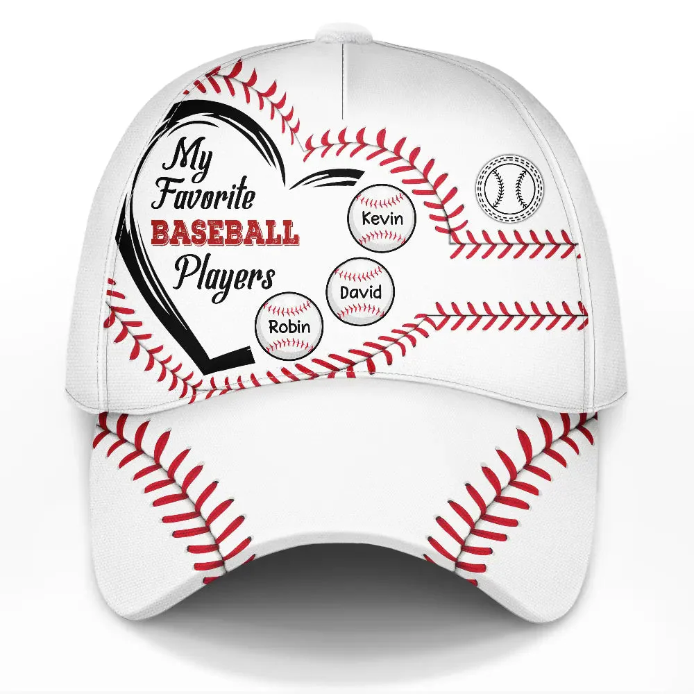 My Favorite Baseball Players - Personalized Classic Cap - Gift For Dad, Grandpa, Father's Day, Baseball Lovers | NA94 CU5042817